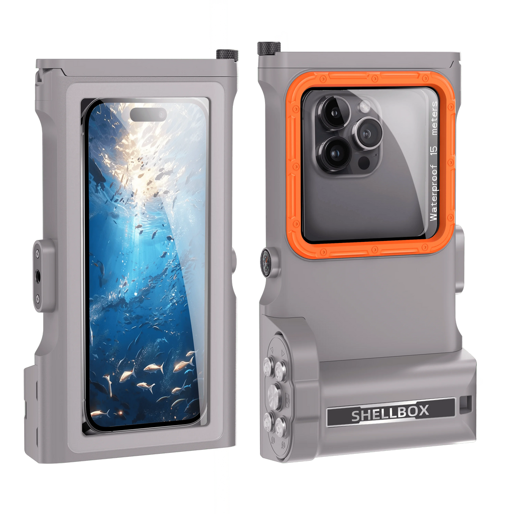 Snewly Upgraded Third-Generation Diving Bluetooth Remote Photography Is Suitable 6.9-Inch Waterproof Diving Phone Cases